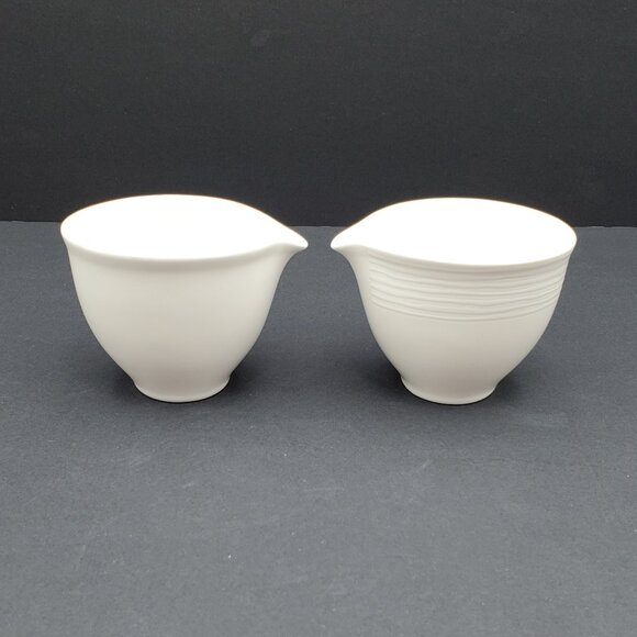 Villeroy & Boch White Individual Creamers Fine China Personal Sauce Servers - Picture 2 of 8